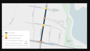 Map of Mickleham Road Project - Stage 1